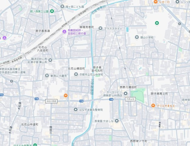 ★5(土)6(日)現地見学可能！★京都市山科区厨子奥苗代元町　第1期　新築一戸建ての地図