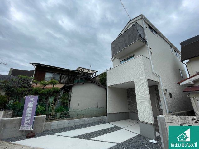 京都市山科区厨子奥苗代元町　第1期　新築一戸建ての外観|お客様に長く安心して住んでいだだける事にこだわった家づくり！住んでからのアフターサービスにもしっかりと取り組んでいます！