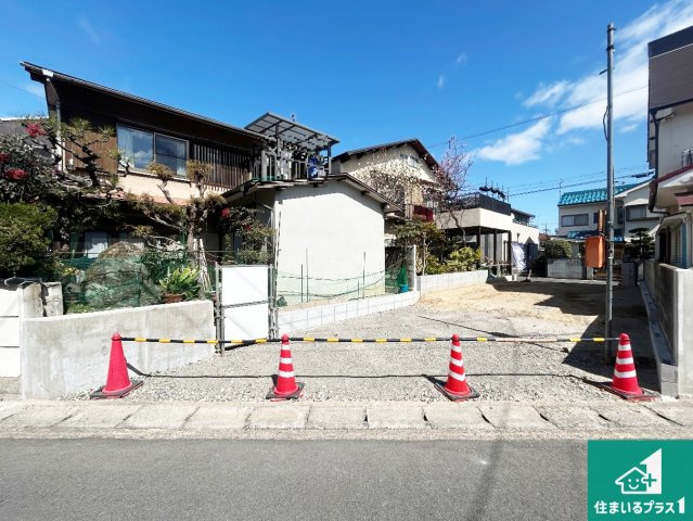 京都市山科区厨子奥苗代元町　第1期　新築一戸建ての外観|周辺は落ち着いた街並みの住宅地！子育てがしやすい住環境です！まだ未完成ですが、現地でしかわからない事もございます。是非一度ご覧ください。
