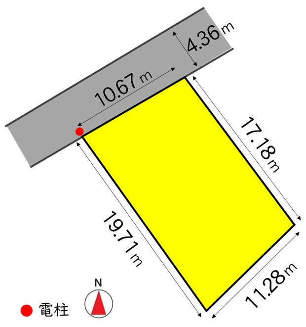 笹賀　売土地の区画図