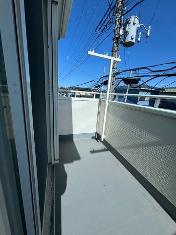 野田市山崎　中古戸建　平成26年築のバルコニー