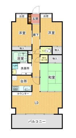 マルイラベンダーヒルズの間取り