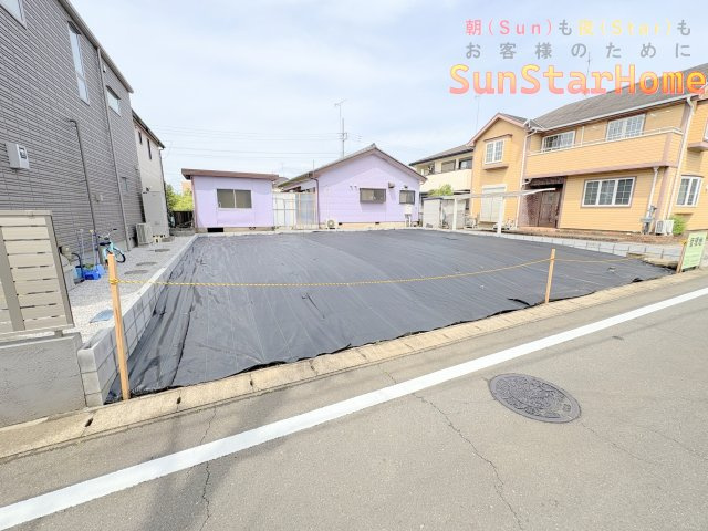 【サンスターホーム】瑞穂町長岡１丁目　建築条件無し売地の外観