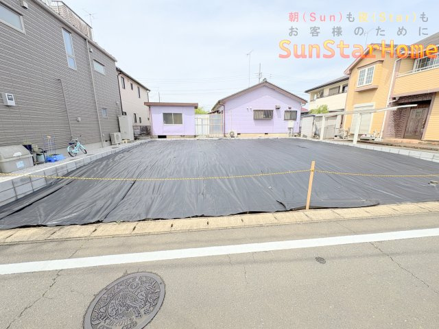 【サンスターホーム】瑞穂町長岡１丁目　建築条件無し売地の外観