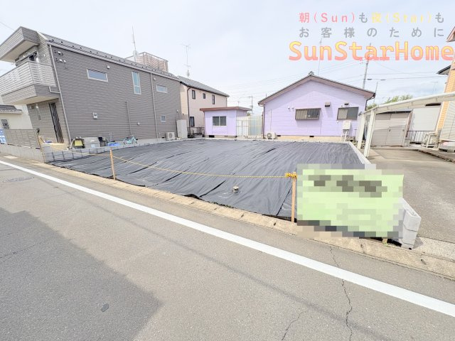 【サンスターホーム】瑞穂町長岡１丁目　建築条件無し売地の外観