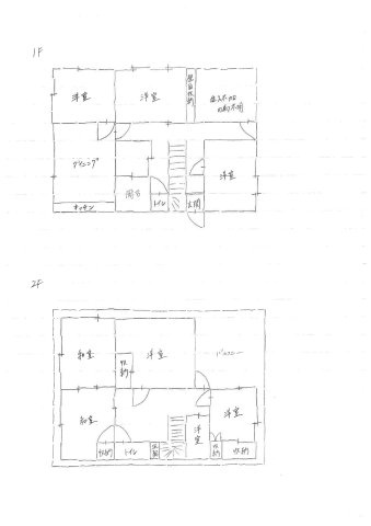 四国中央市土居町中古住宅【500】土地207.10坪　建物63.14坪の間取り