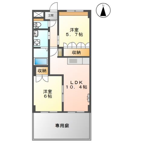 さくら館の間取り