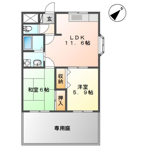 フォレストークイーストの間取り