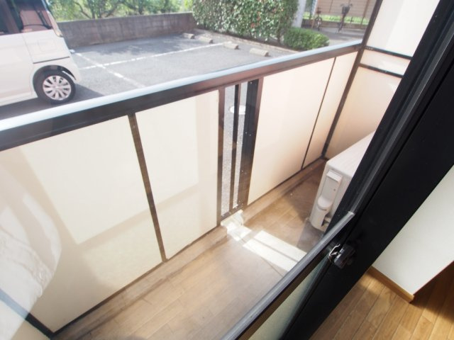 ガーデンハイム今古賀のバルコニー