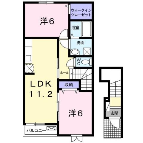 サニーコーポＣの間取り