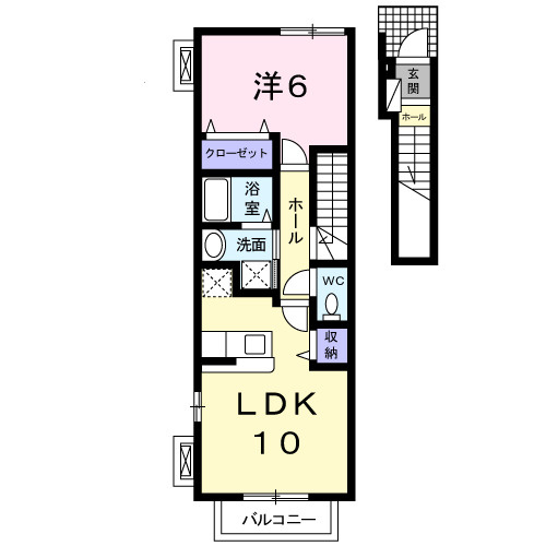 Ｍ’ｓ　Ｇａｒｄｅｎ　Ａの間取り