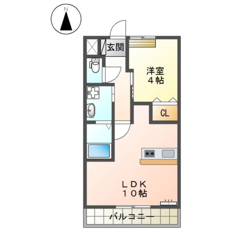 コクショウＭの間取り