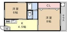 シティライフ43タカハの間取り