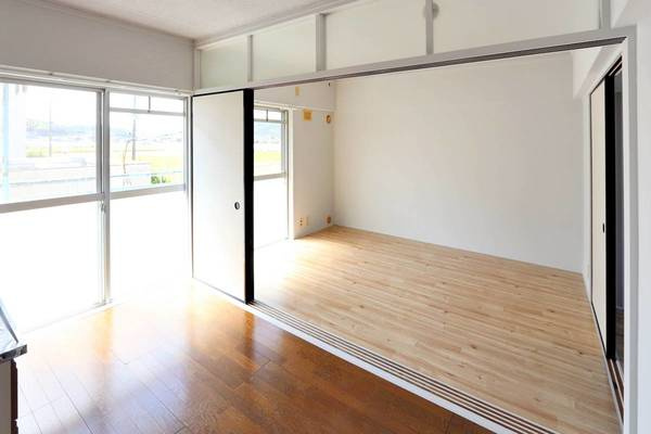 ビレッジハウス直方3号棟の居間・リビング|ビレッジハウスの同一物件・同一タイプの間取りの写真です