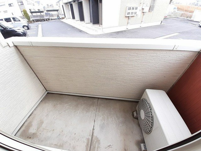 レインボーヒルズ愛坂Ⅱのバルコニー