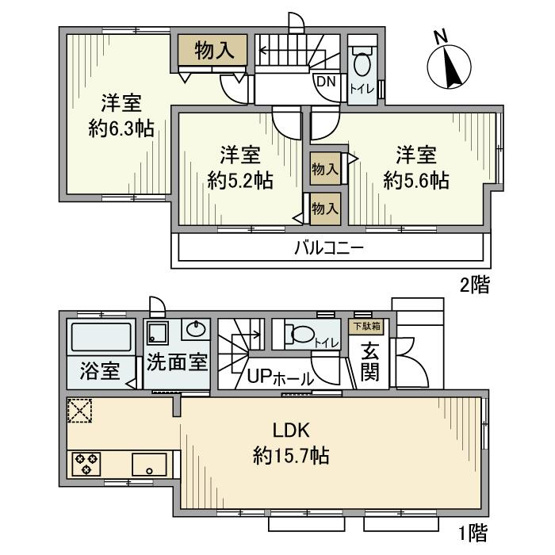 【間取り】 | 下高井戸戸建