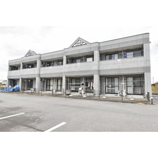 久留米市城島町江上本のアパートの外観|外観もきれいです