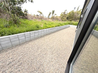 【庭】 | 安八町氷取平屋の新築戸建全2棟！暮らしやすい家事動線が魅力の平屋建て！お車並列3台可能！ | 安八町氷取平屋の新築戸建全2棟！暮らしやすい家事動線が魅力の平屋建て！お車並列3台可能！