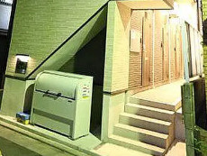 板橋区小茂根１丁目のアパートのエントランス