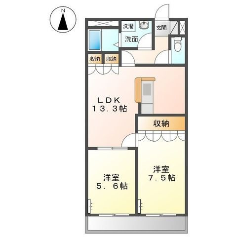 サンフィールドの間取り