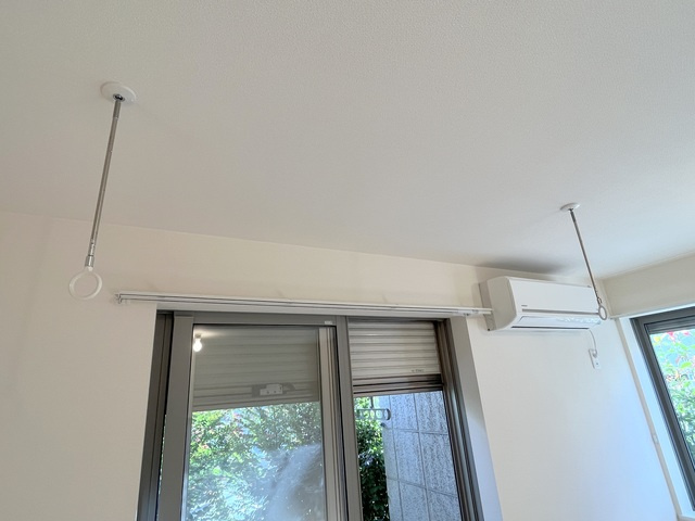 Ｃａｓａ　ｄｅ　Ｅｓｐｅｒａｎｚａの設備|★室内物干しフック＆電動防犯シャッター★