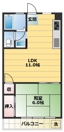 メゾンフタヤの間取り