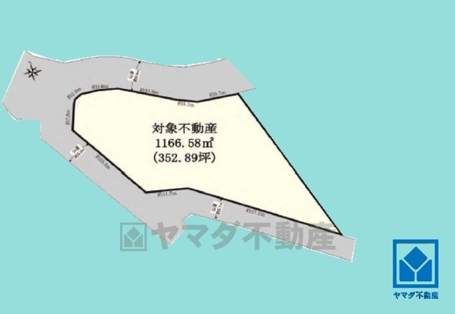 西宮市苦楽園二番町の土地図