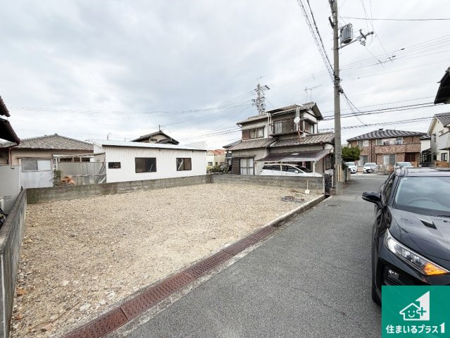 姫路市玉手　第3期　新築一戸建ての外観|周辺は落ち着いた街並みの住宅地！子育てがしやすい住環境です！まだ未完成ですが、現地でしかわからない事もございます。是非一度ご覧ください。