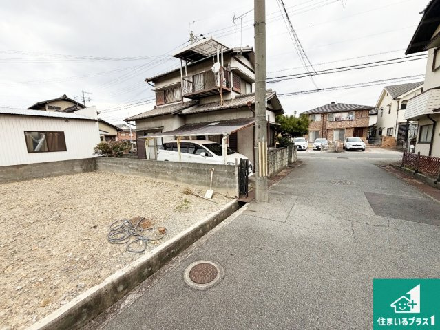 姫路市玉手　第3期　新築一戸建ての外観|周辺は落ち着いた街並みの住宅地！子育てがしやすい住環境です！まだ未完成ですが、現地でしかわからない事もございます。是非一度ご覧ください。