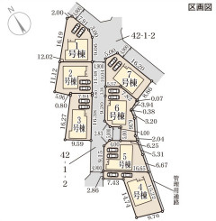 リーブルガーデン神戸市北区道場町第1期の区画図