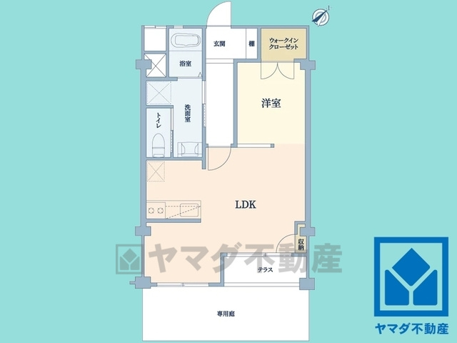 西宮第三コーポラスＢ棟の間取り
