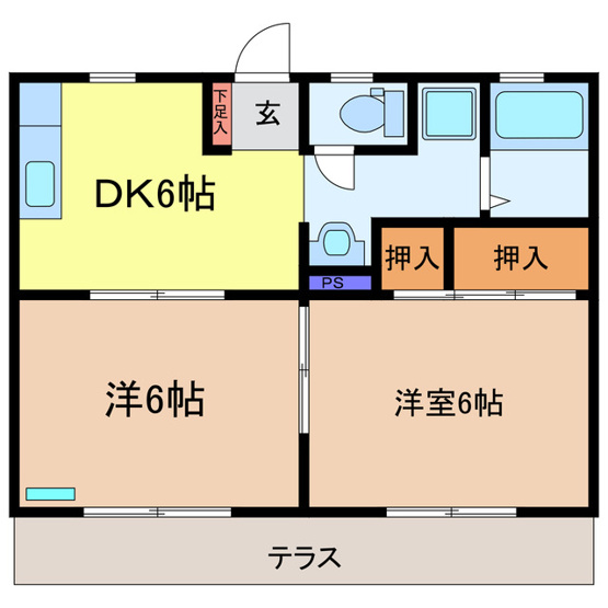 【間取り】 | ウィングコーポラスⅡ