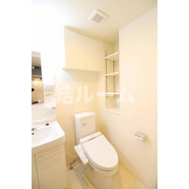 板橋区大山金井町の賃貸マンションのトイレ