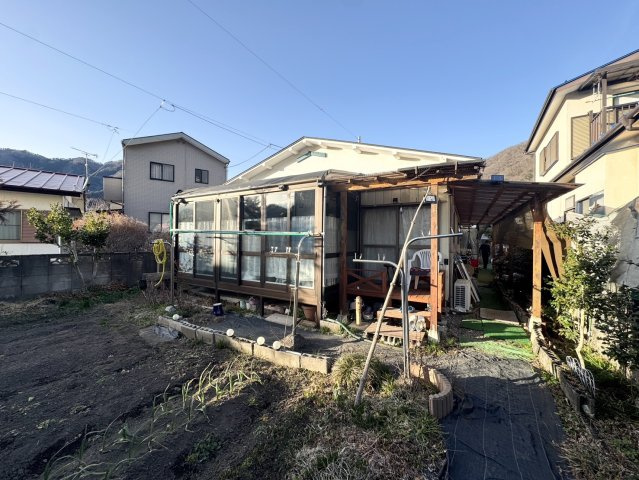 家庭菜園ができる平家♪温泉も駅も近いのどかな暮らしの最適解♪日光鬼怒川温泉の外観パース|外観パースです