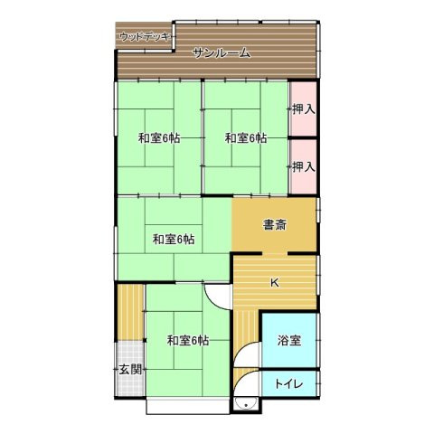 家庭菜園ができる平家♪温泉も駅も近いのどかな暮らしの最適解♪日光鬼怒川温泉の間取り