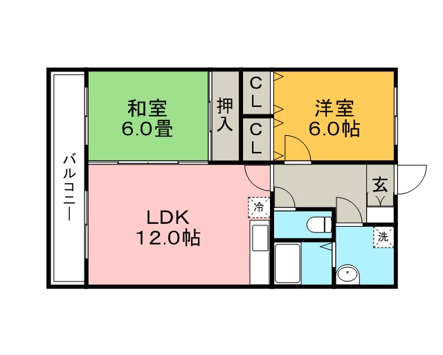 コンフォーレ【キャッシュバック対象物件】の間取り