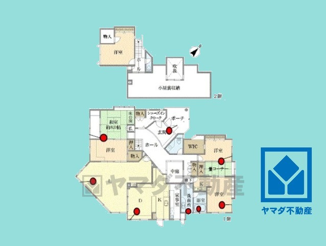 西宮市剣谷町の間取り