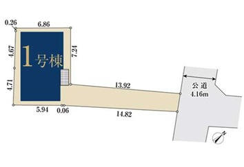 上池袋2丁目・新築戸建の区画図