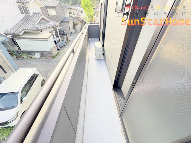 【サンスターホーム現地販売物件】あきる野市伊奈　新築戸建のバルコニー