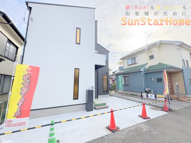 【サンスターホーム現地販売物件】あきる野市伊奈　新築戸建の外観