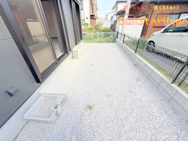 【サンスターホーム現地販売物件】あきる野市伊奈　新築戸建の庭