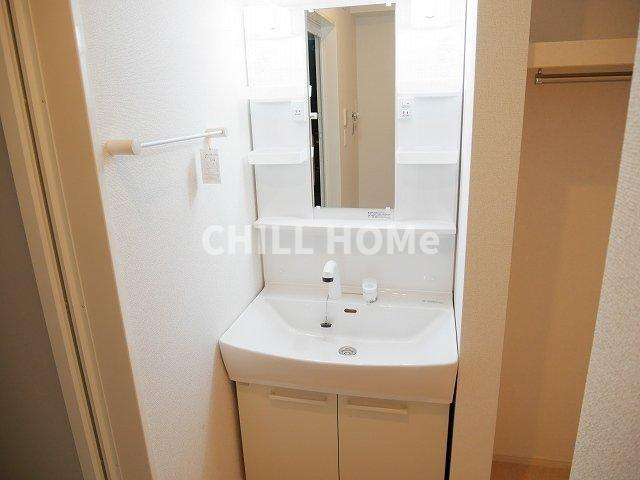 Ｃａｓａ・ひまわりの洗面所|当社、チルホームのHPもご覧ください(^^)/物件情報多数♪