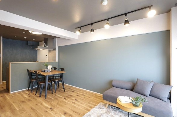 関目グリーンハイツA棟　11階の居間・リビング