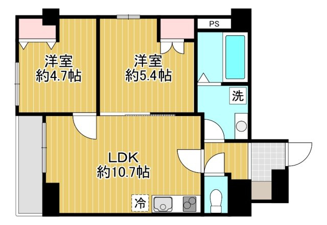フェリチタ越谷駅前の間取り