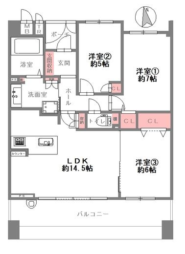 ステイツアクス関目の間取り