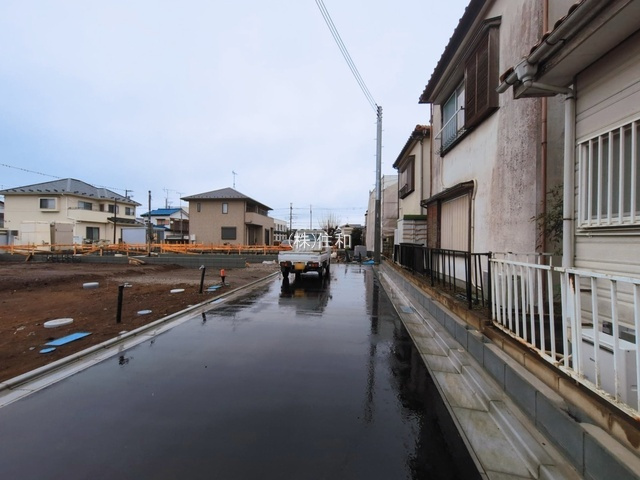 【新築分譲住宅】ふじみ野市仲２丁目の前面道路含む現地写真