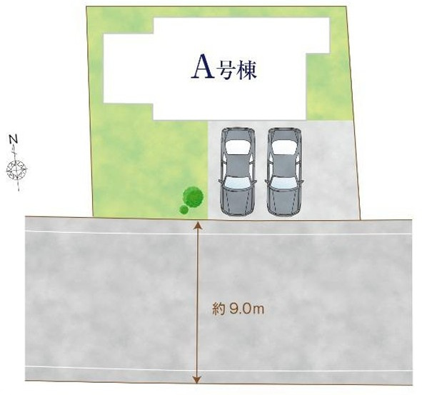 【区画図】 | 綾瀬市綾西4丁目  新築戸建  全1棟