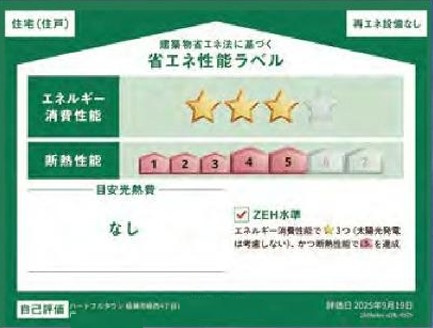 【省エネ性能ラベル】 | 綾瀬市綾西4丁目  新築戸建  全1棟