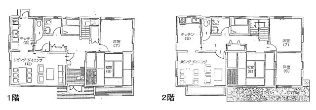 【中古戸建】前橋市六供町4丁目の間取り|■間取り図｜敷地面積：241.12（約72.93坪）　建物面積：175.55（約53.10坪）