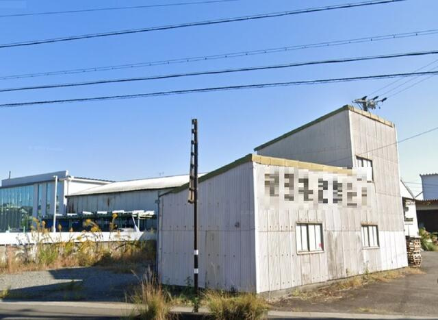 駿河区手越原 売工場の外観